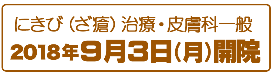 にきび(ざ瘡)治療・皮膚科一般